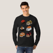 T-SHIRT CHAT PERSAN SUSHI POUR CHAT (Devant entier)