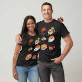 T-SHIRT CHAT PERSAN SUSHI POUR CHAT (Unisexe)