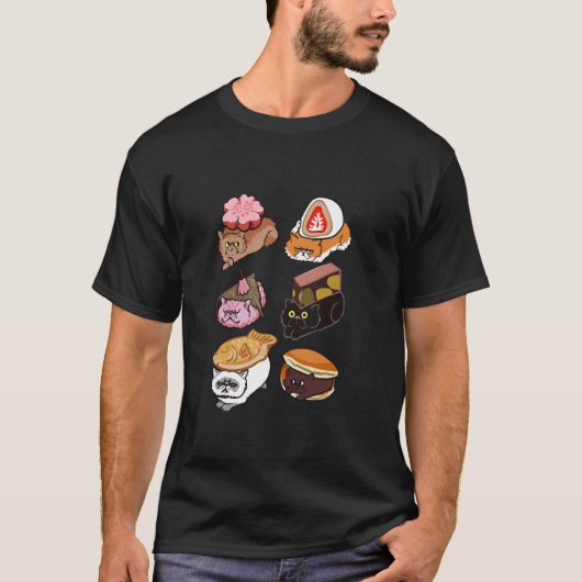 T-shirt Chat persan Wagashi (Devant)