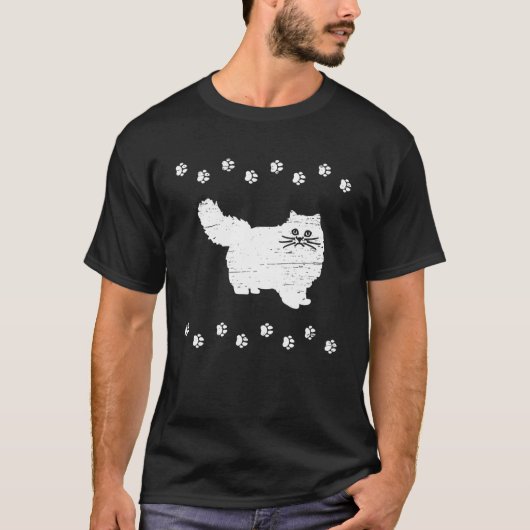 T-shirt Chat Perse Propriétaire Chat Kitten (Devant)