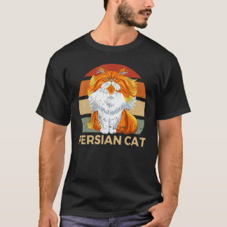 T-shirt Chat Perse Propriétaire Kitten Chat race Perse Vin