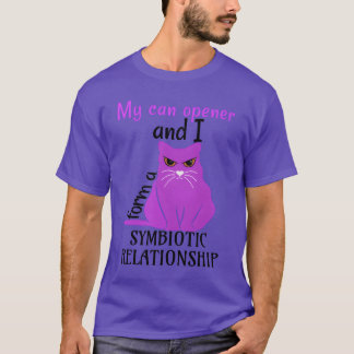 T-shirt chat peut ouvrir la relation symbiotique avec la g