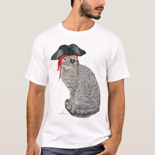T-shirt Chat Pirate (Devant)