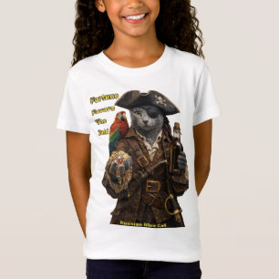 T-Shirt Chat Pirate Blue Russe – La Fortune Sourit Aux Aud