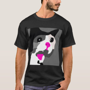 T-shirt Chat pleurant criard - simplifié