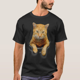 T-shirt Chat Pocket Mignon Animal à manches Raglan