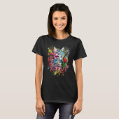 T-shirt chat pop chat gangsta (Devant entier)