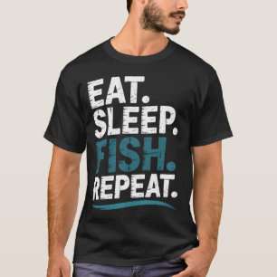 T-shirt Chat-Porteur-D'un-Gros-PoissonDrôle-De-Chat-Pêcheu