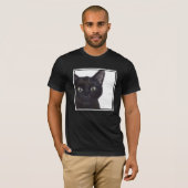 T-shirt Chat, Portrait de Gus (Devant entier)