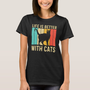 T-shirt Chat pour hommes femmes chat noir Chat personne