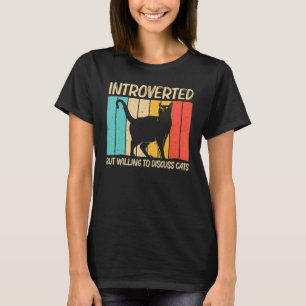 T-shirt Chat Pour Hommes Femmes Chat Noir Chat Personne C