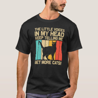 T-shirt Chat pour hommes femmes Chat noir  Personne féline