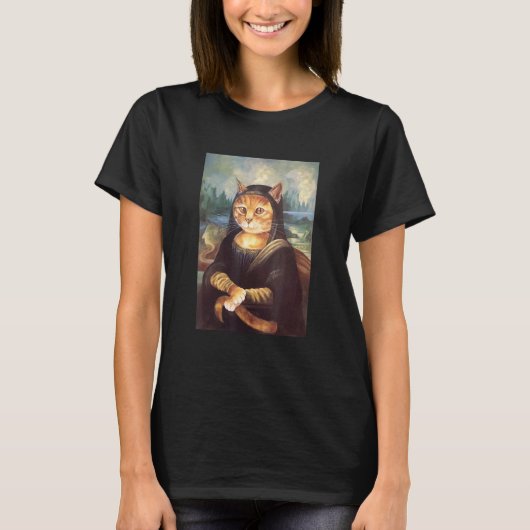T-shirt Chat Professeur Meow Lisa (Devant)