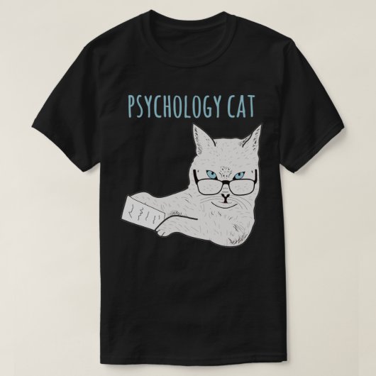 T-shirt Chat Psychologique (Design devant)