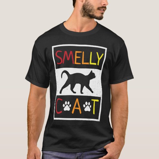 T-shirt Chat Puant Adorable Chaton Et Chat (Devant)
