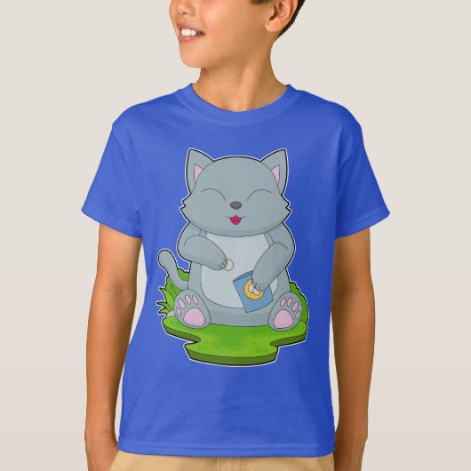 T-shirt Chat Puces de pomme de terre (Devant)