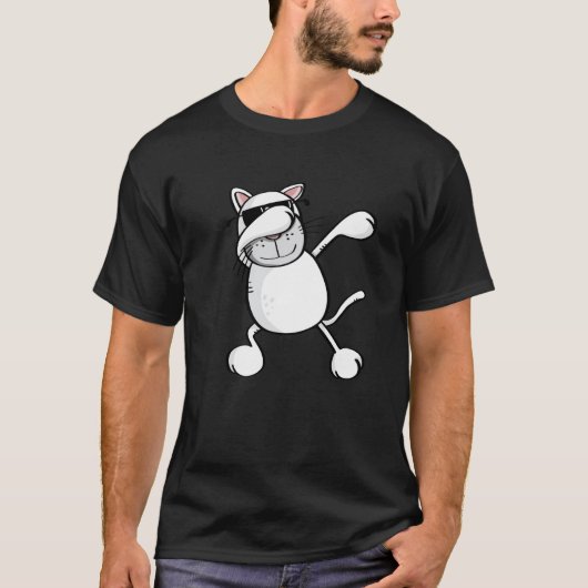 T-shirt Chat qui Dab Chat Danse Chats Pour Chat (Devant)