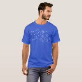 T-shirt Chat qui lance les dés Jeux de rôle sur table Jeux (Devant entier)