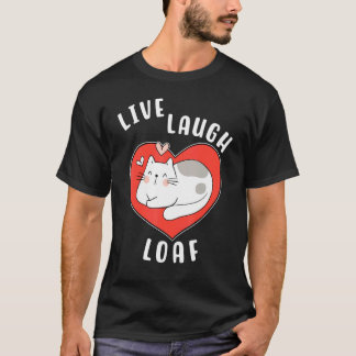 T-shirt Chat qui se prélasse pour la maman chat Live Rire