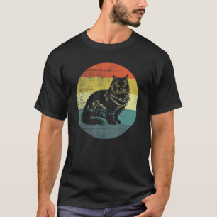 T-shirt Chat Ragamuffin Design Rétro