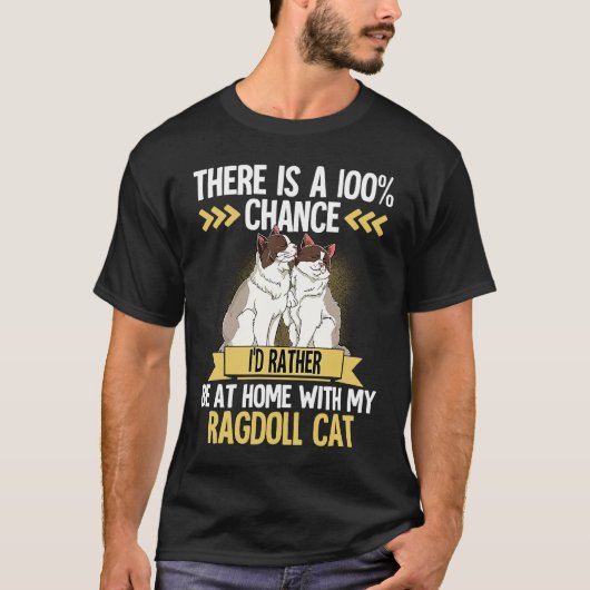 T-shirt Chat Ragdoll 1 (Devant)