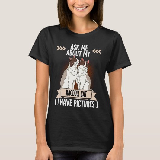 T-shirt Chat Ragdoll 6 (Devant)