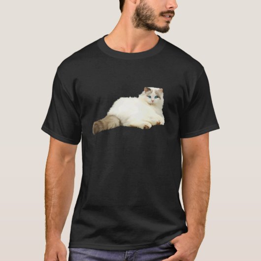 T-shirt Chat Ragdoll Mignon 1 (Devant)