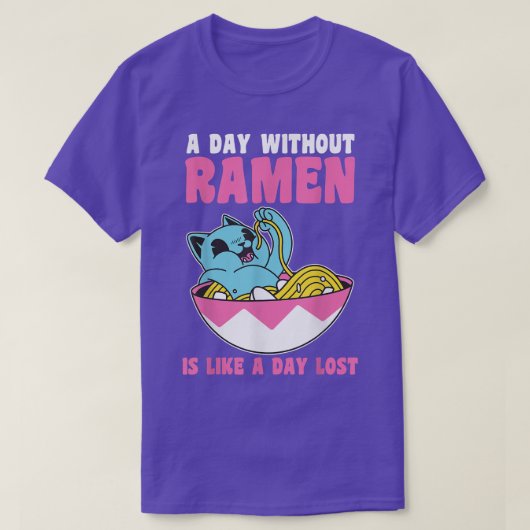 T-shirt Chat Ramen 161 (Design devant)