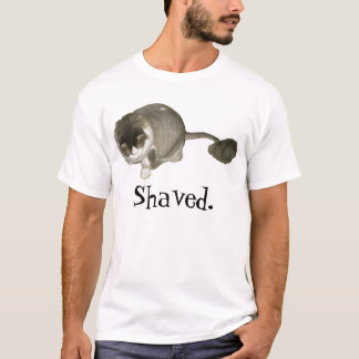T-shirt Chat rasé