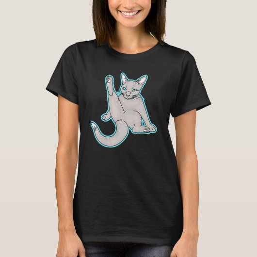T-shirt Chat Relaxant (Devant)