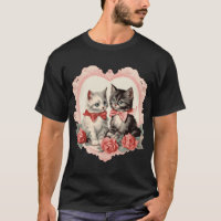 Chat Rétro Vintage Mignon Motif Art Floral Broche