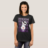 T-shirt Chat - Rhoda Nom (Devant entier)