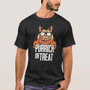 T-shirt Chat ronronnement Trick Or Treat Paresseux Déguise