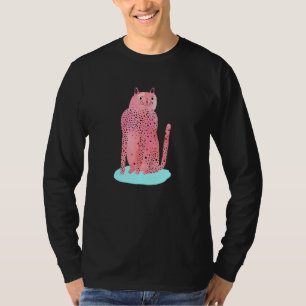 T-shirt Chat rose pour chats Maman adorable Kitty Lady