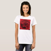 T-shirt Chat rouge (Devant entier)