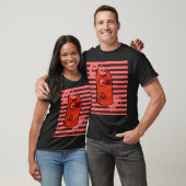 T-shirt Chat rouge (Unisexe)