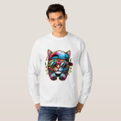 T-shirt Chat rouge (Devant entier)