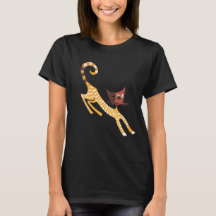 T-shirt Chat rouge drôle