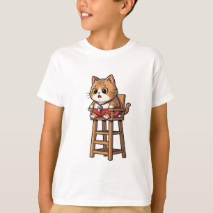 T-shirt Chat roux garde-côte pour enfants