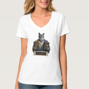 T-shirt Chat Russe Bleu Homère