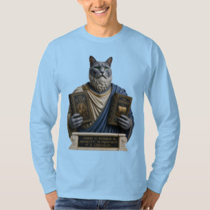 T-shirt Chat Russe Bleu Homère