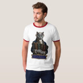T-shirt Chat Russian Blue Emmanuel Kant (Devant entier)