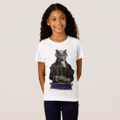 T-Shirt Chat Russian Blue Emmanuel Kant (Devant entier)