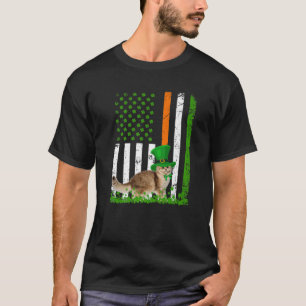 T-shirt Chat Saint Patrick's Day Amusant Amoureux des chat