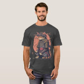 T-shirt Chat Samouraï (Devant entier)
