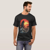 T-shirt Chat Samouraï (Devant entier)