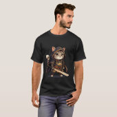 T-shirt Chat Samouraï (Devant entier)