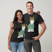 T-shirt chat samouraï mignon (Unisexe)