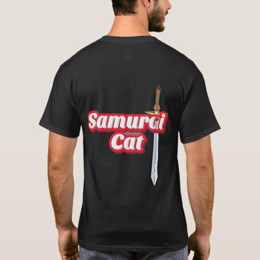 T-shirt "Chat Samurai" (Dos)