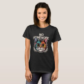 T-shirt Chat sans devoirs retour à l'école (Devant entier)